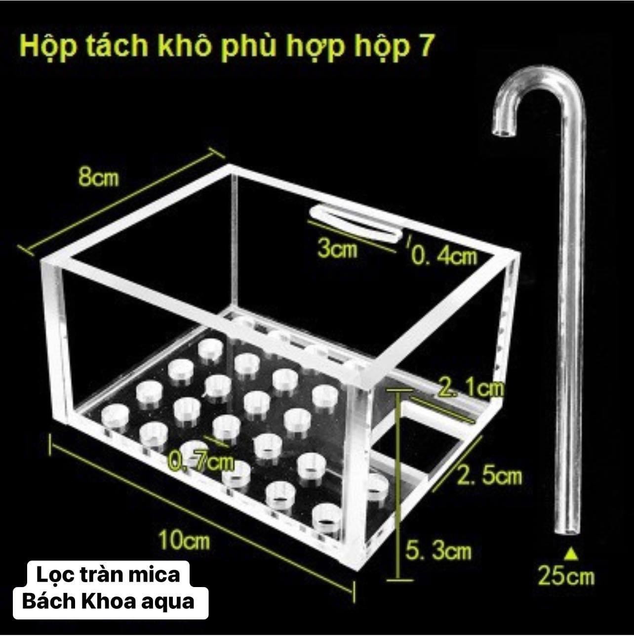 Khay bông khô to - nhỏ cho bể cá